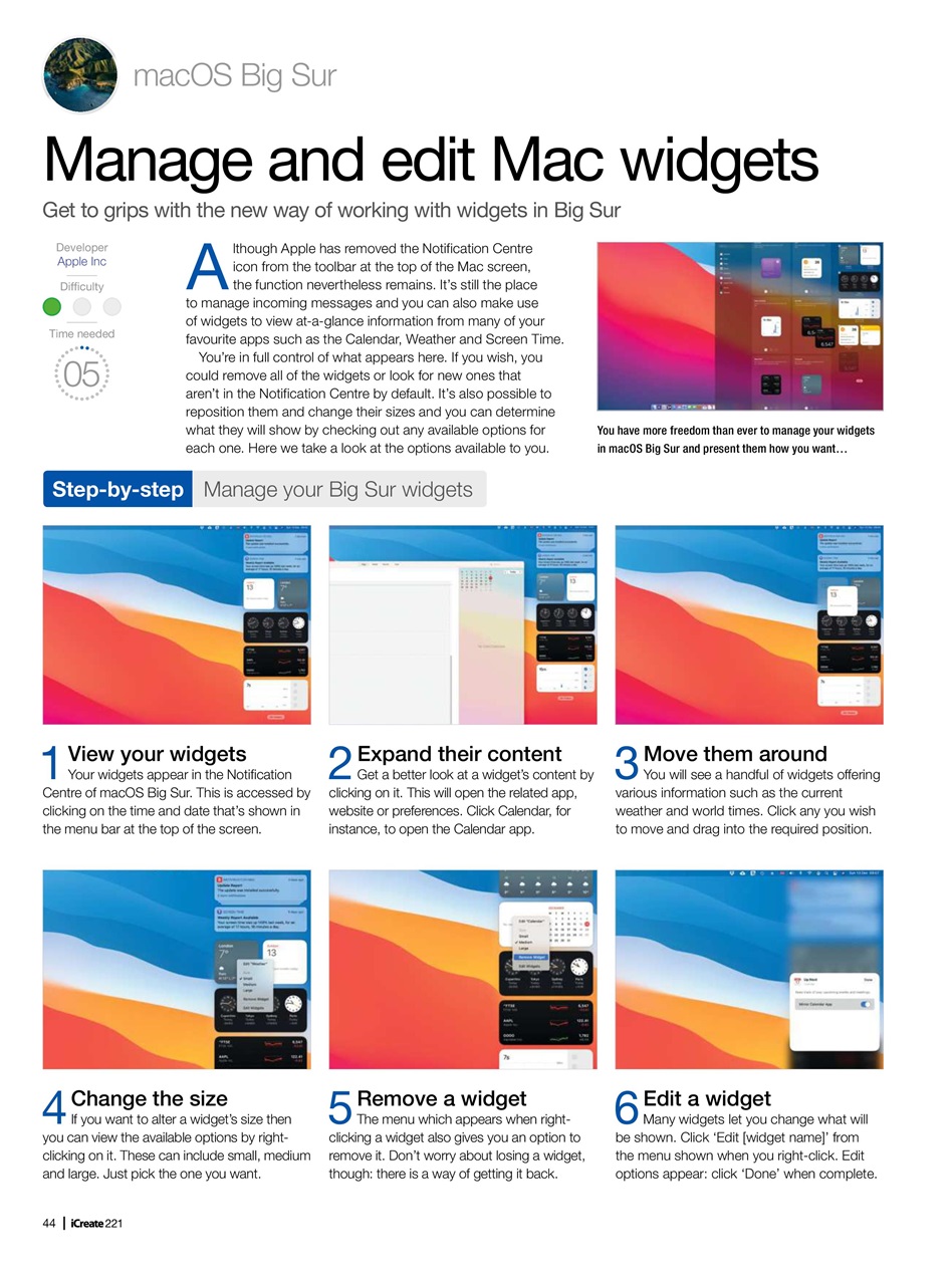 iCreate Preview Pages