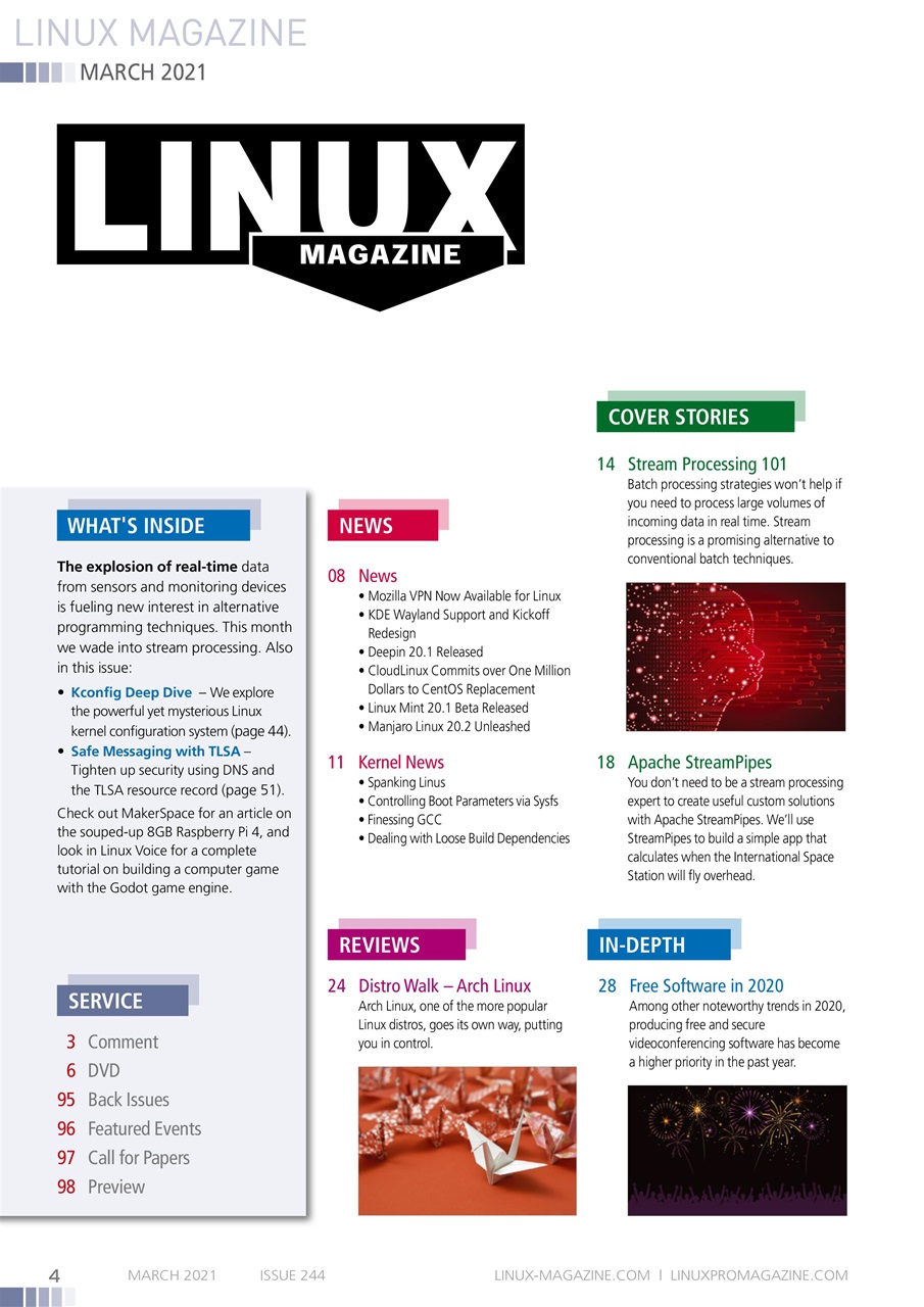 Linux Magazine Preview Pages
