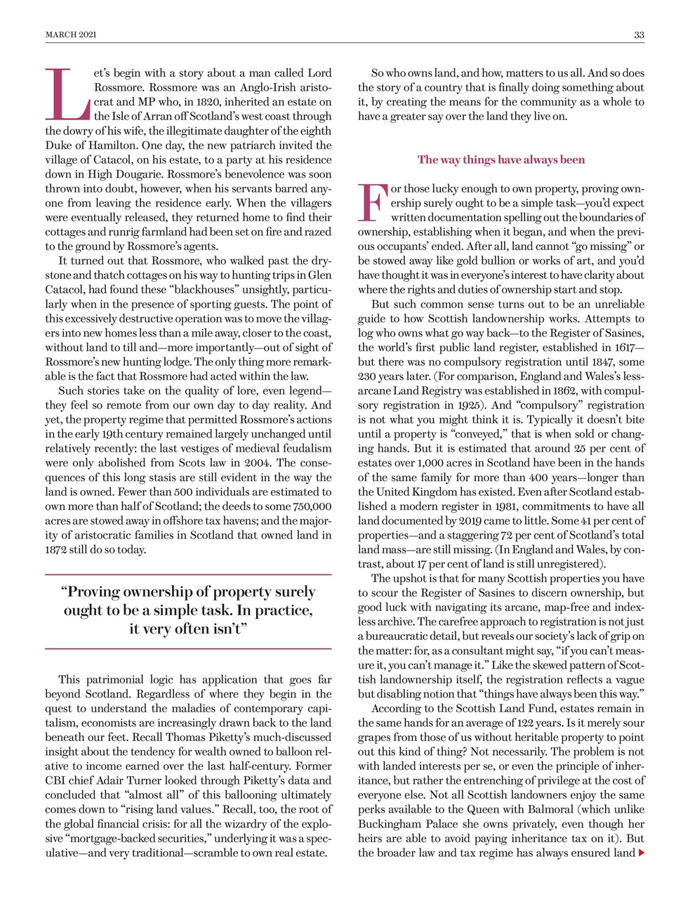 Prospect Magazine Preview Pages