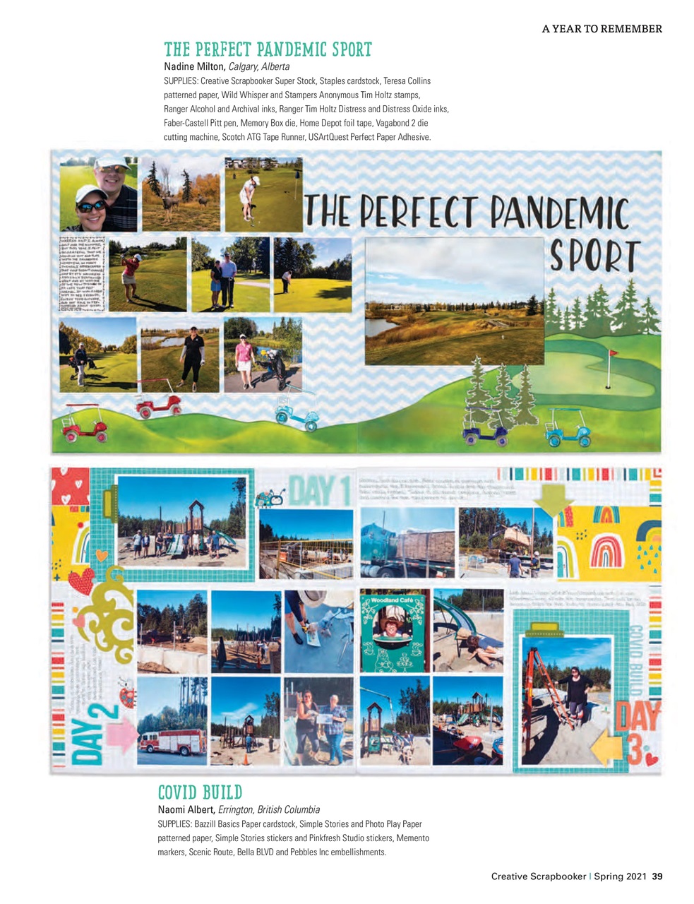 Creative Scrapbooker Preview Pages