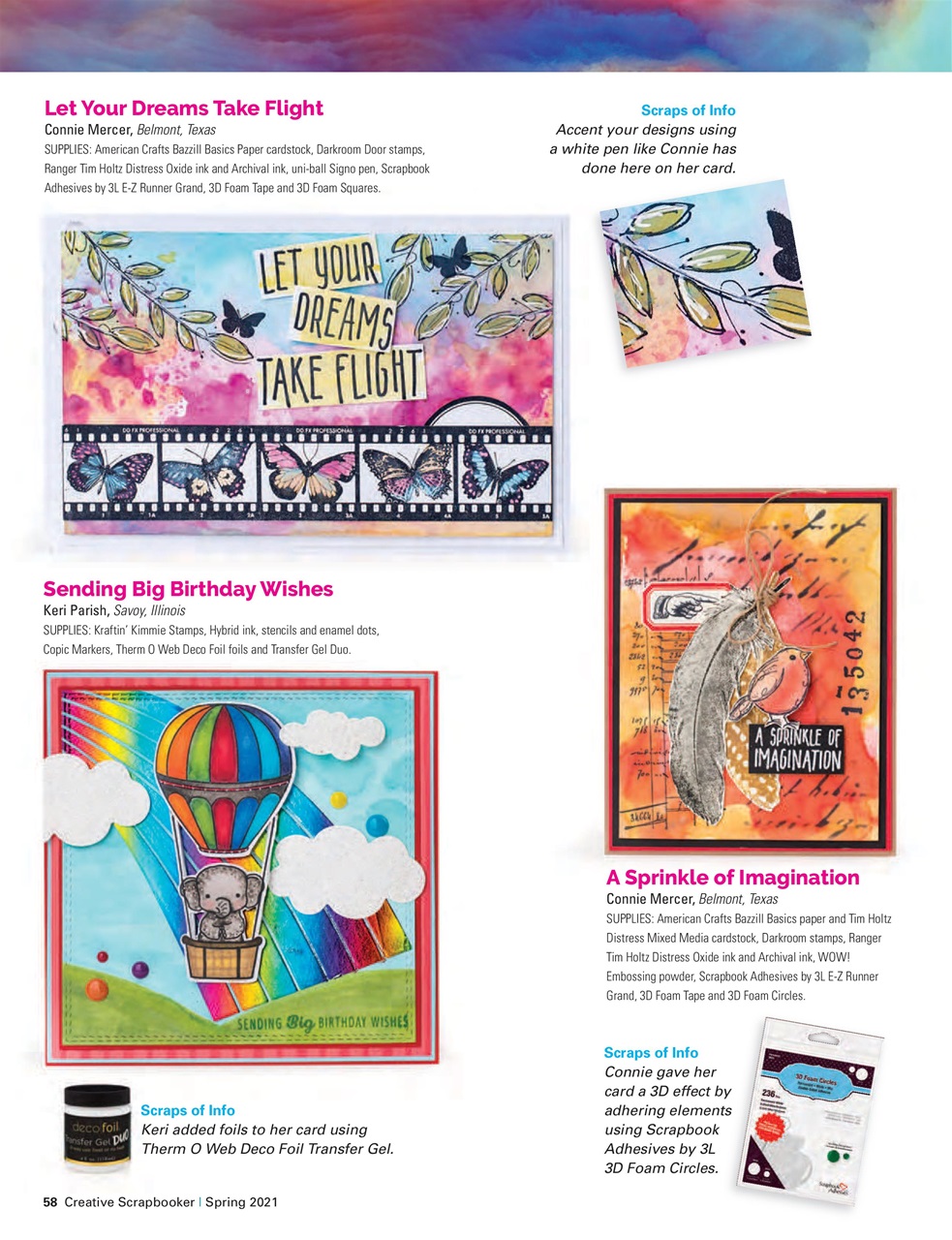 Creative Scrapbooker Preview Pages