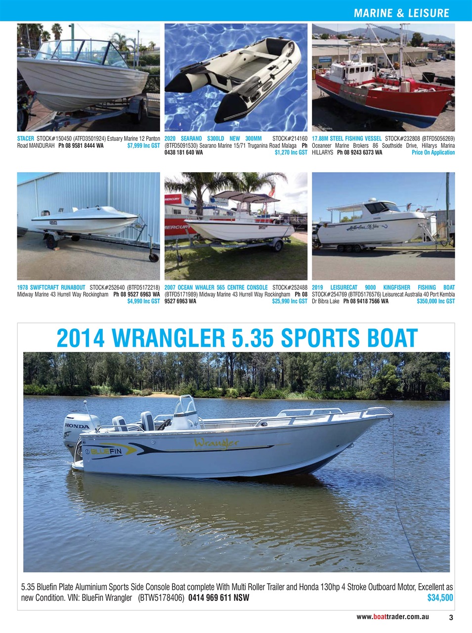 Boat Trader Australia Preview Pages
