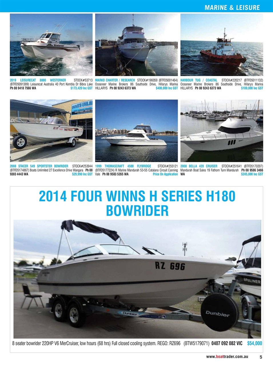 Boat Trader Australia Preview Pages