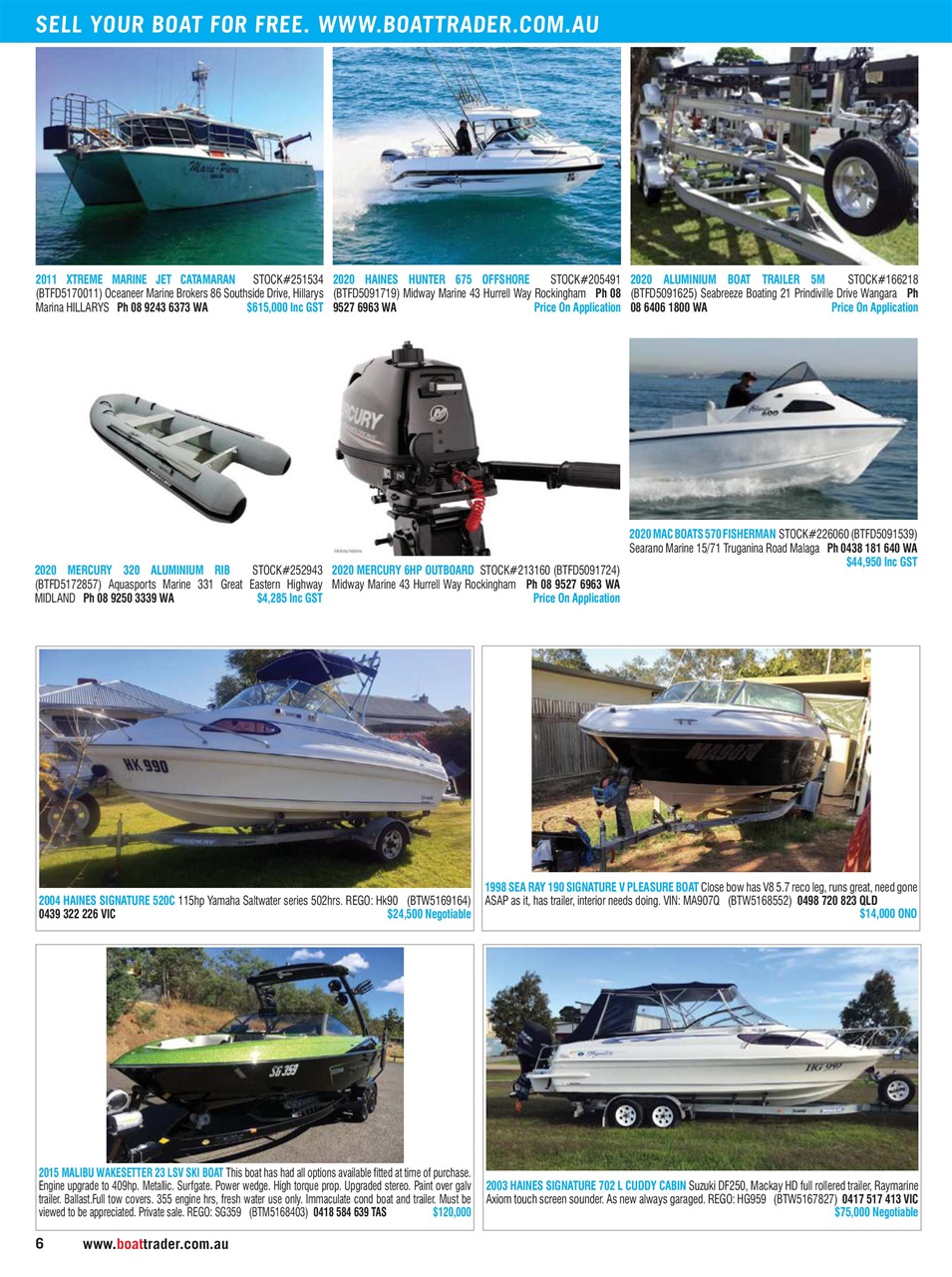 Boat Trader Australia Preview Pages
