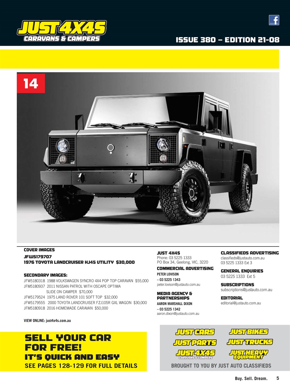 JUST 4X4S Preview Pages