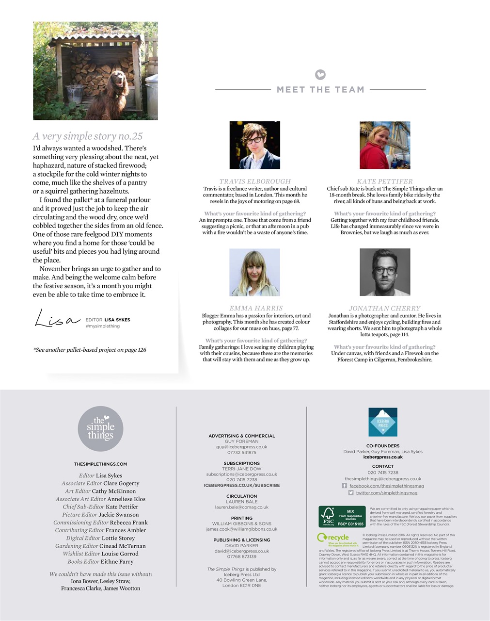 The Simple Things Preview Pages