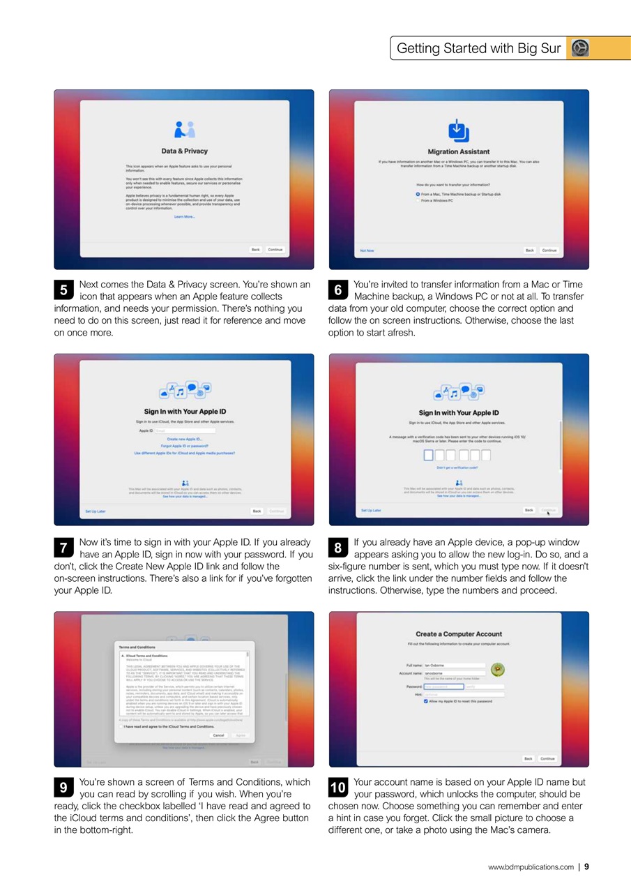Mac + MacBook User Preview Pages