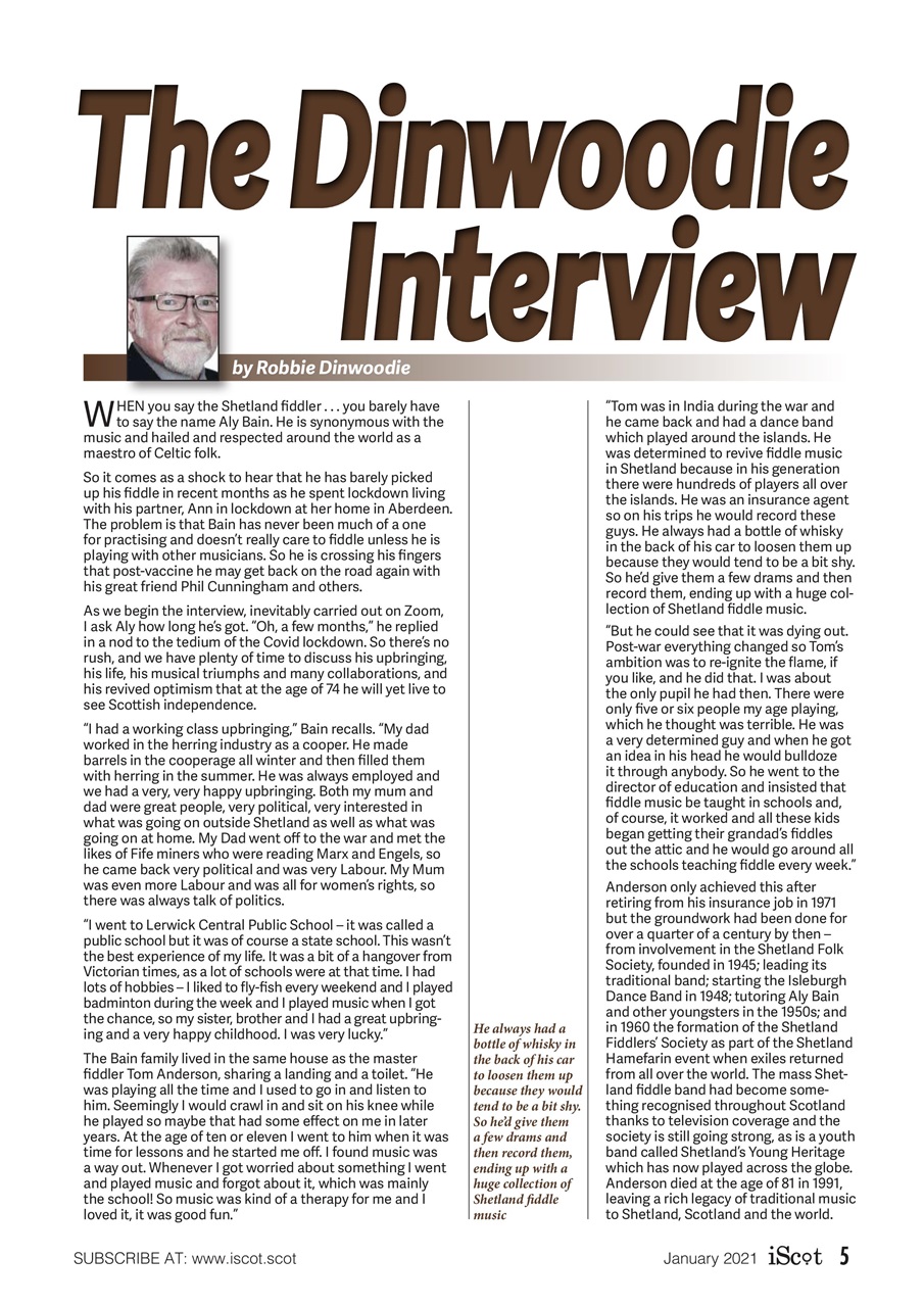 iScot Magazine Preview Pages