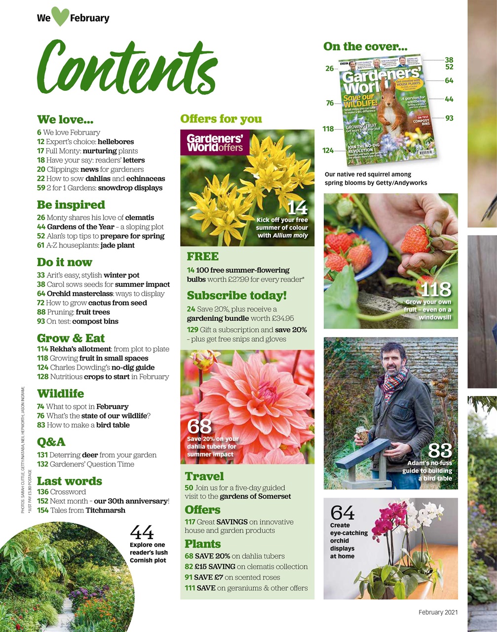BBC Gardeners’ World Magazine Preview Pages