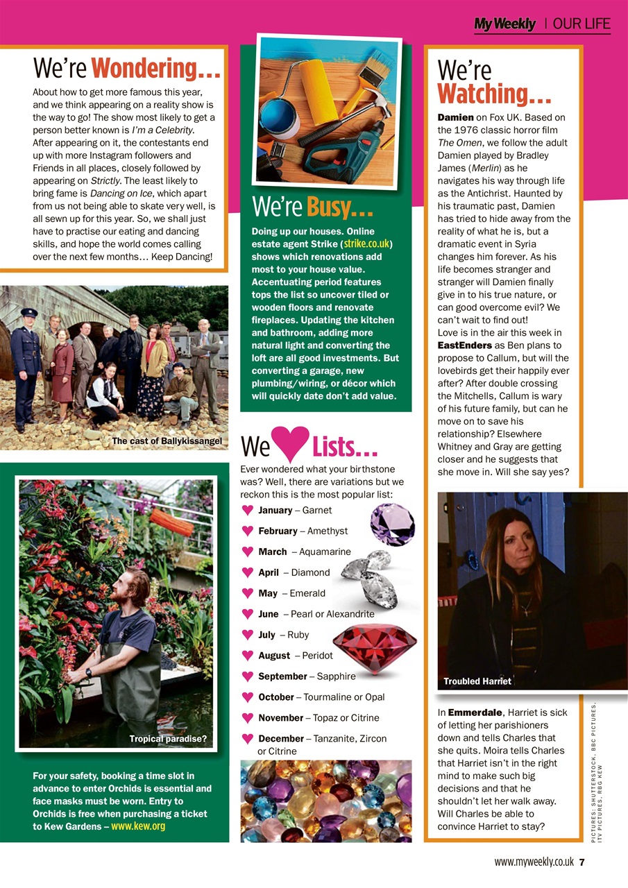 My Weekly Preview Pages