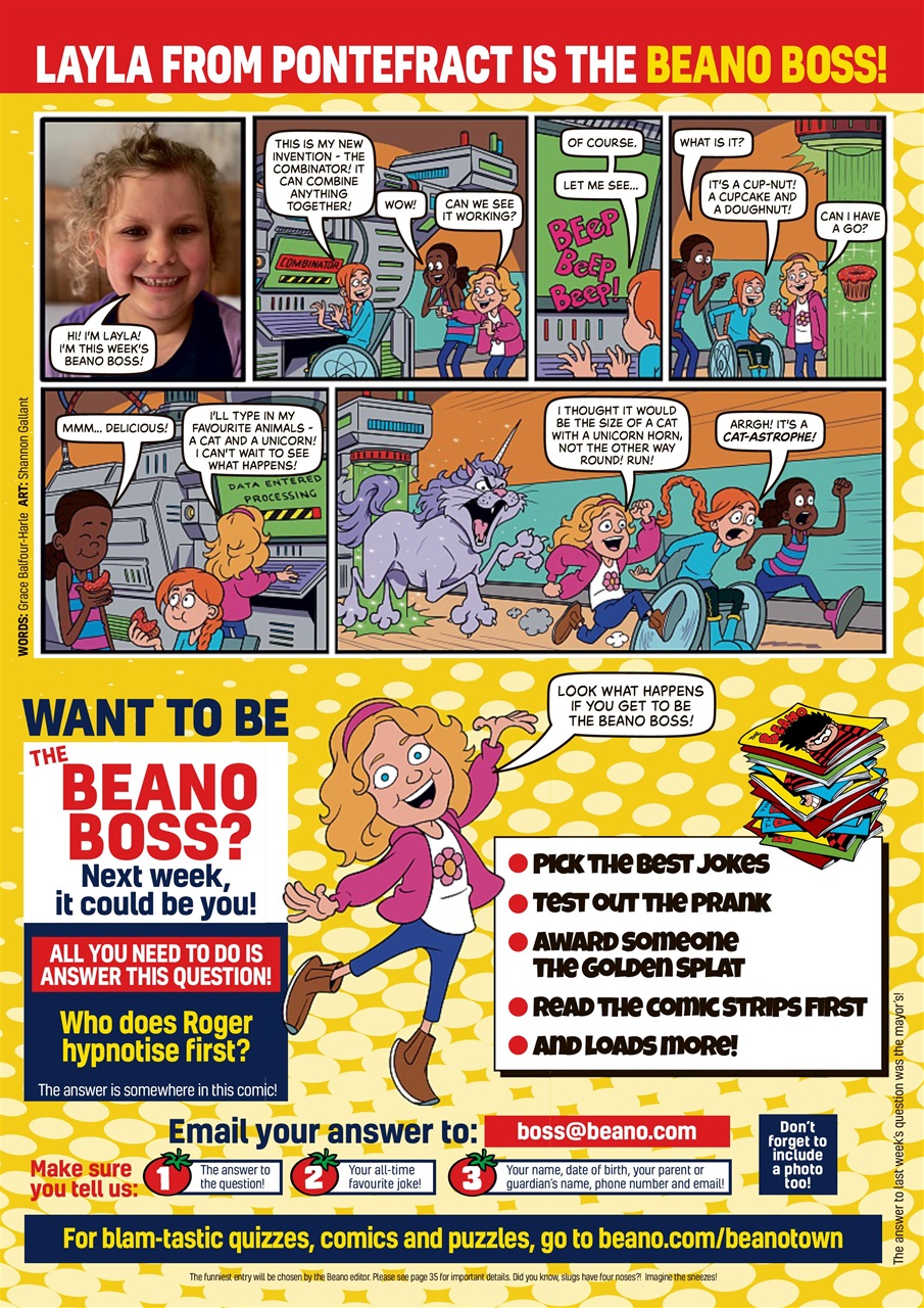 Beano Preview Pages