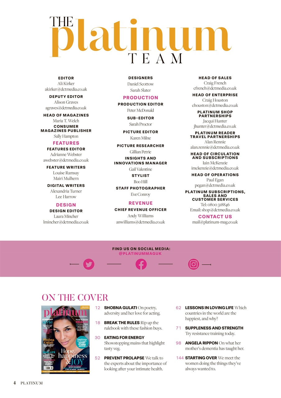 Platinum Preview Pages