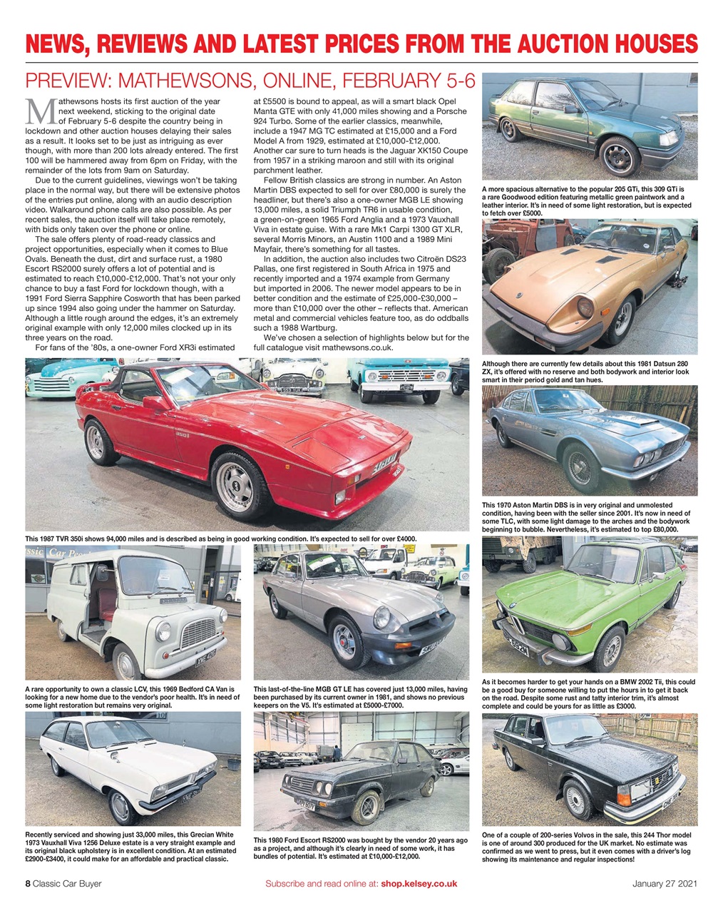 Classic Car Buyer Preview Pages