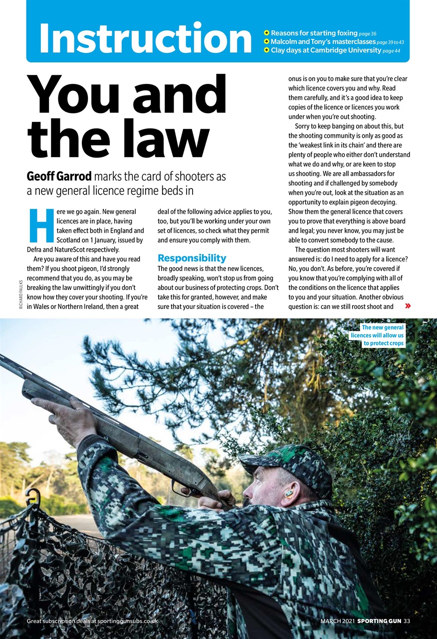 Sporting Gun Preview Pages