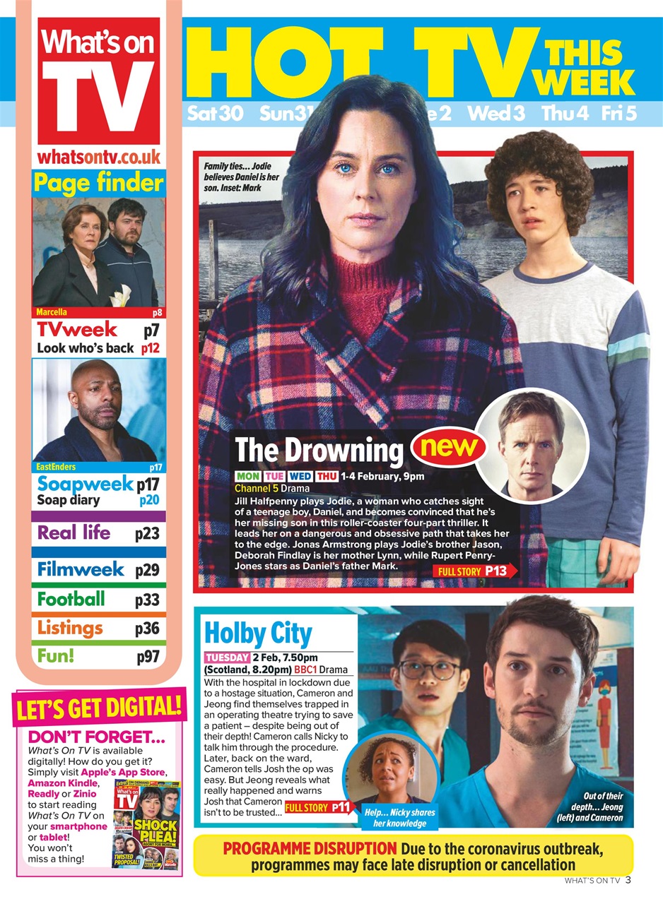 What's on TV Preview Pages
