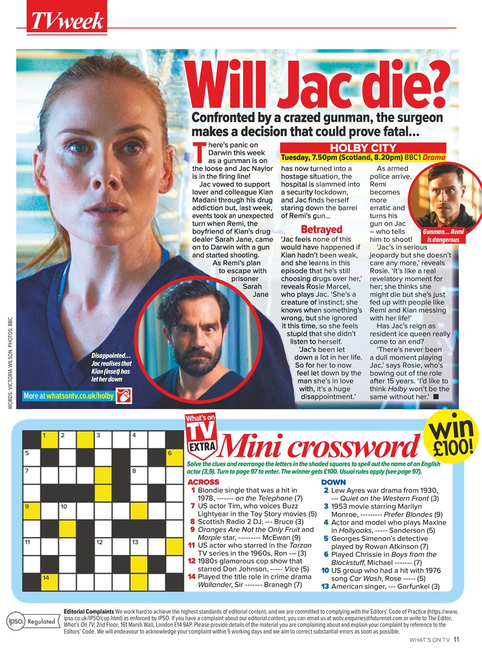 What's on TV Preview Pages