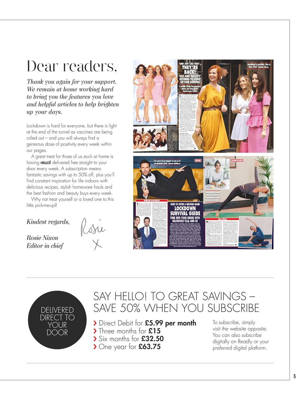 Hello! Magazine Preview Pages