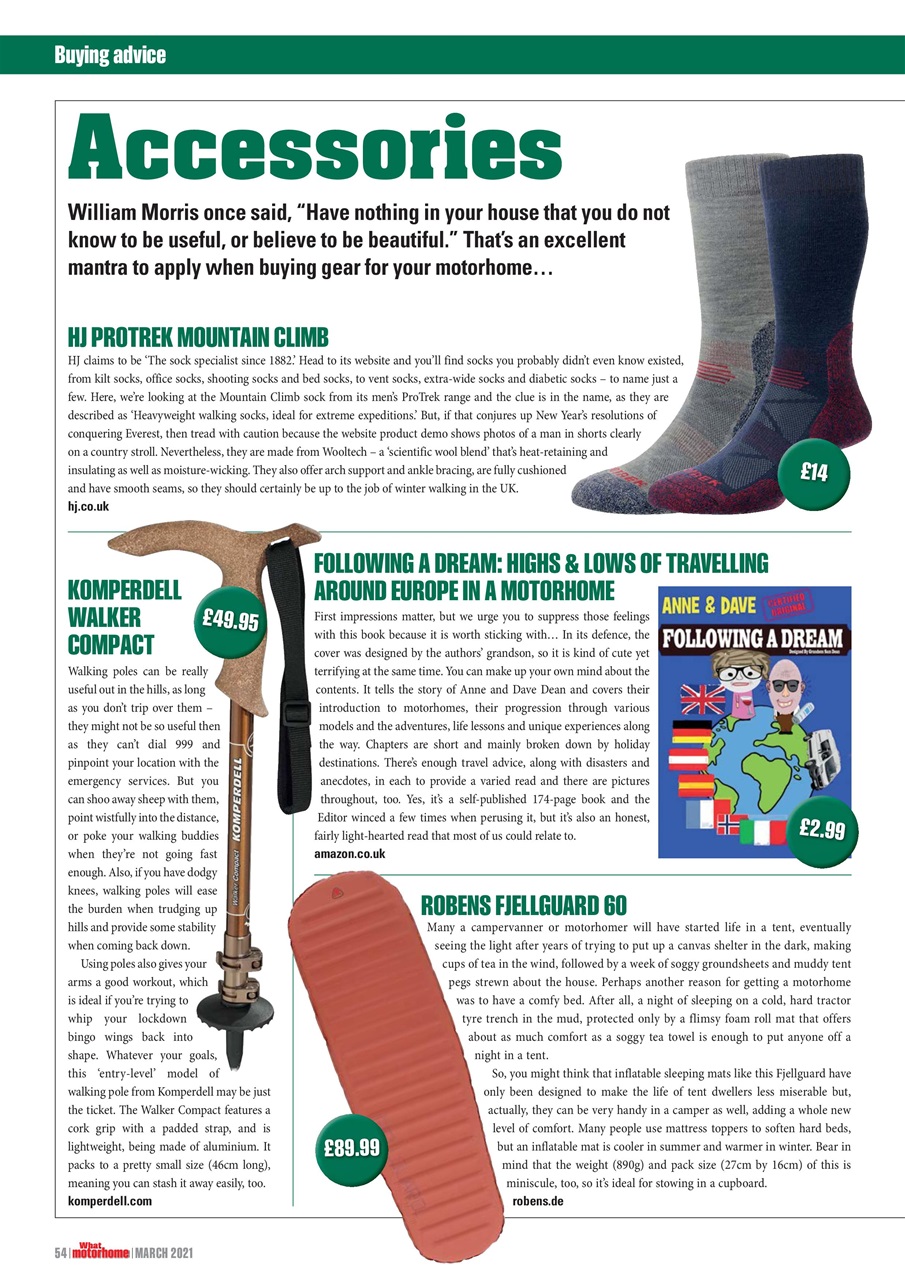 What Motorhome magazine Preview Pages