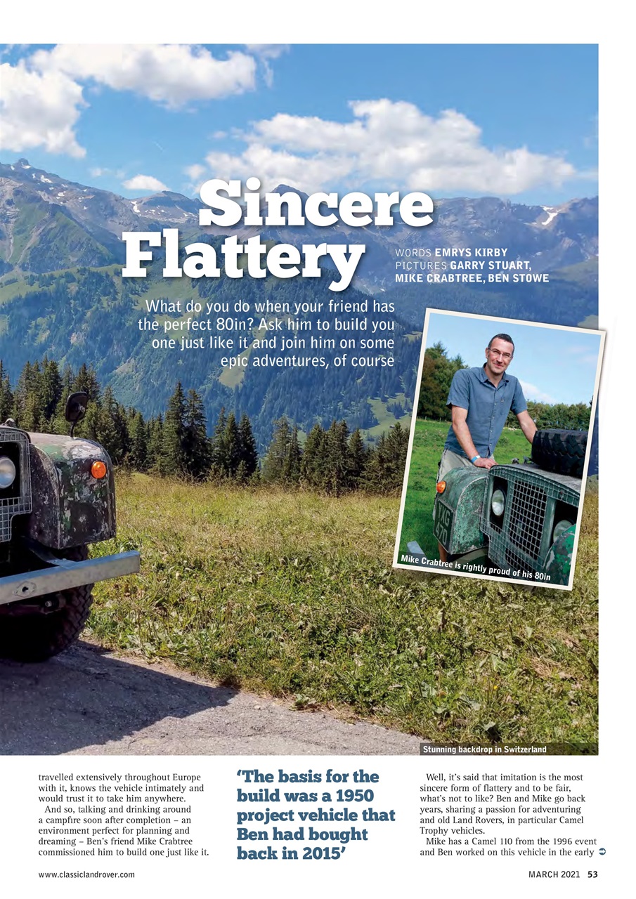 Classic Land Rover Magazine Preview Pages