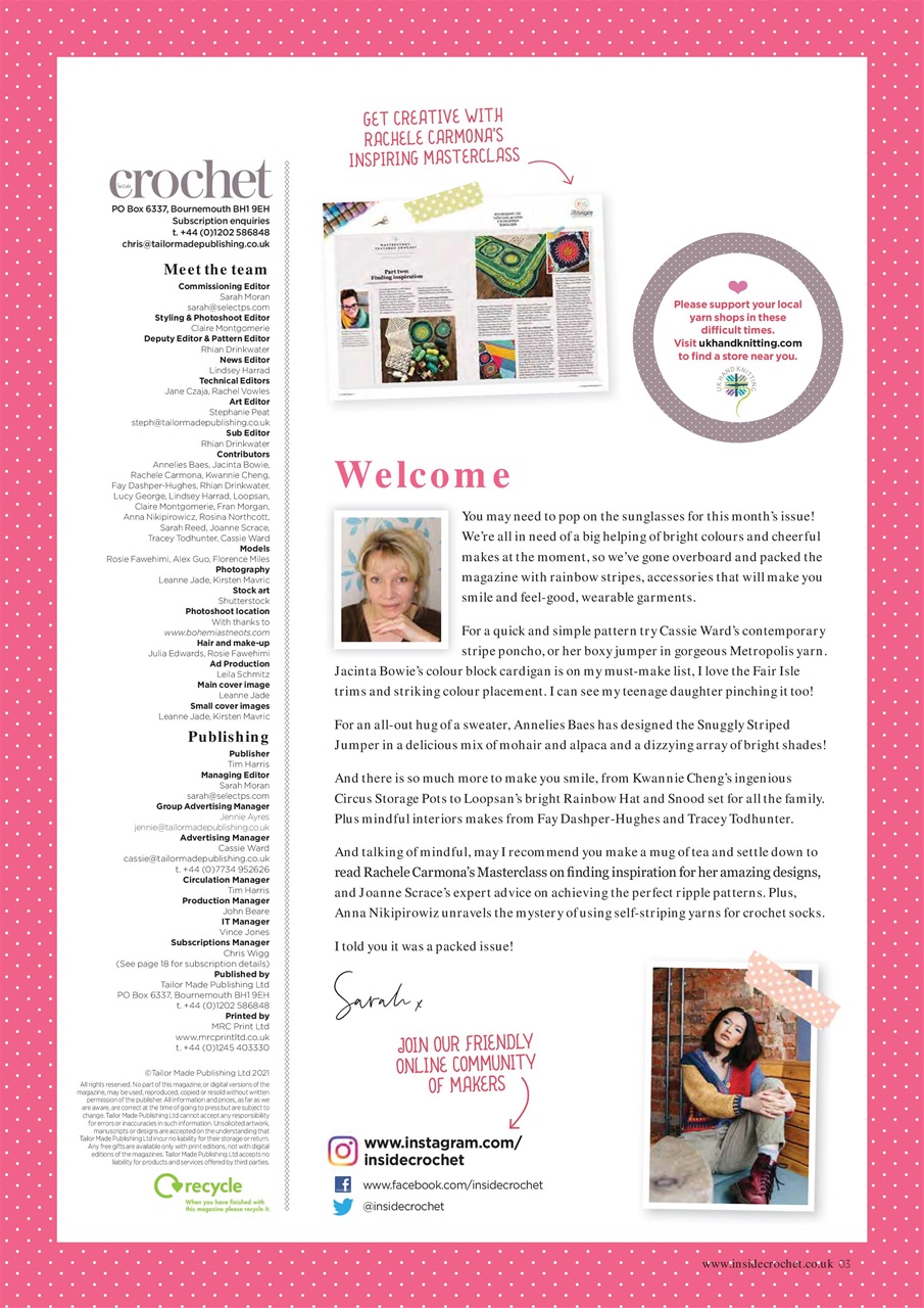 Inside Crochet Preview Pages