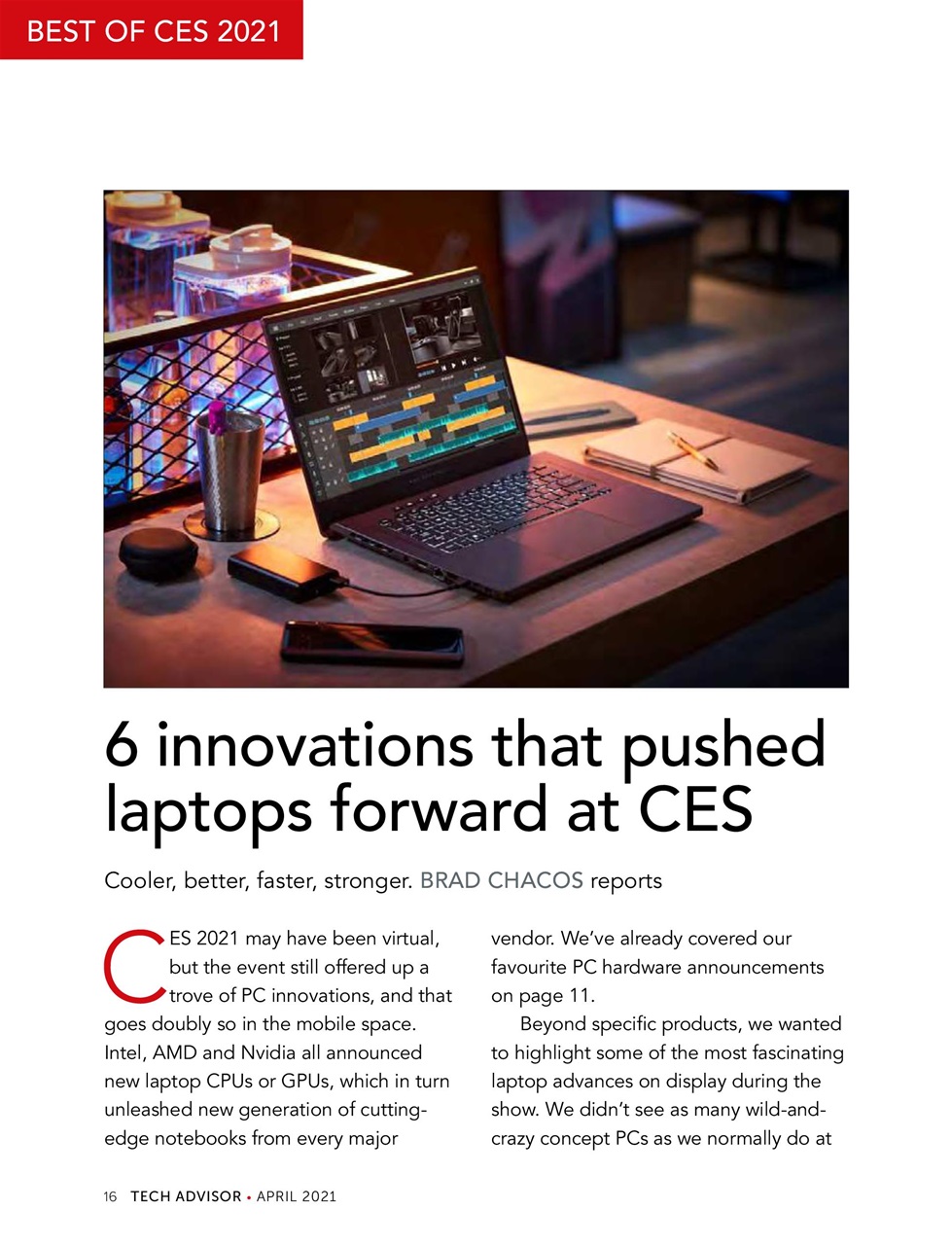 Tech Advisor Preview Pages