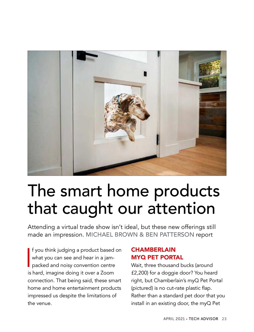 Tech Advisor Preview Pages