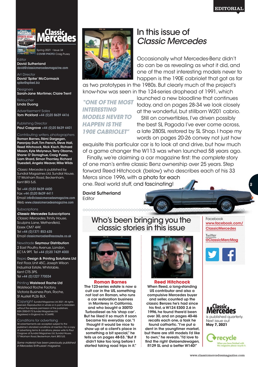 Mercedes Enthusiast Preview Pages