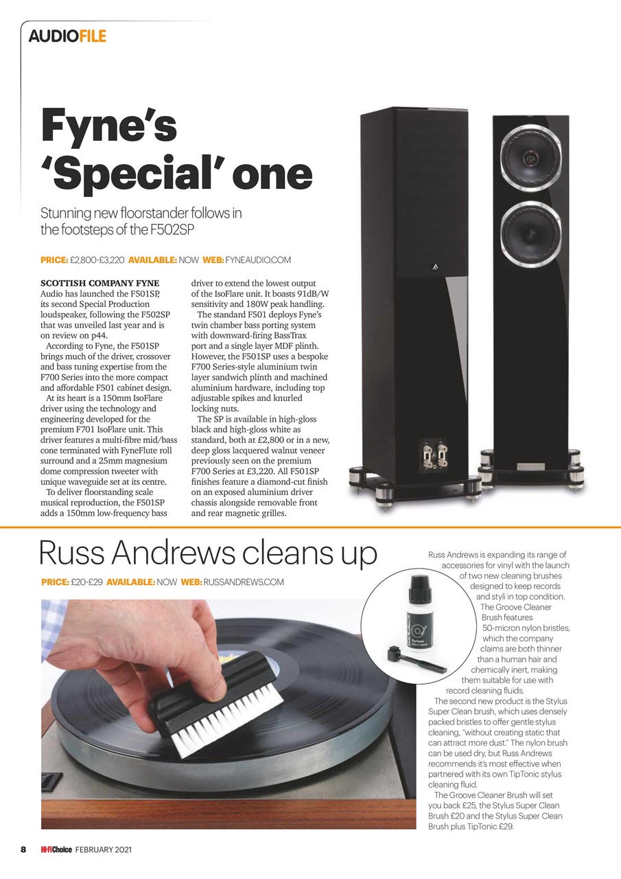 Hi-Fi Choice Preview Pages