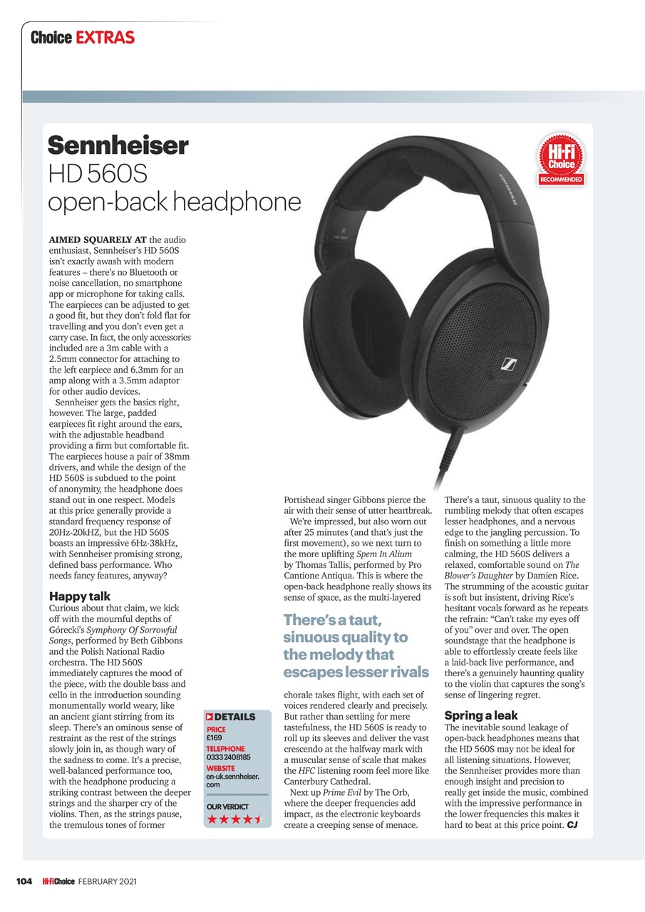 Hi-Fi Choice Preview Pages