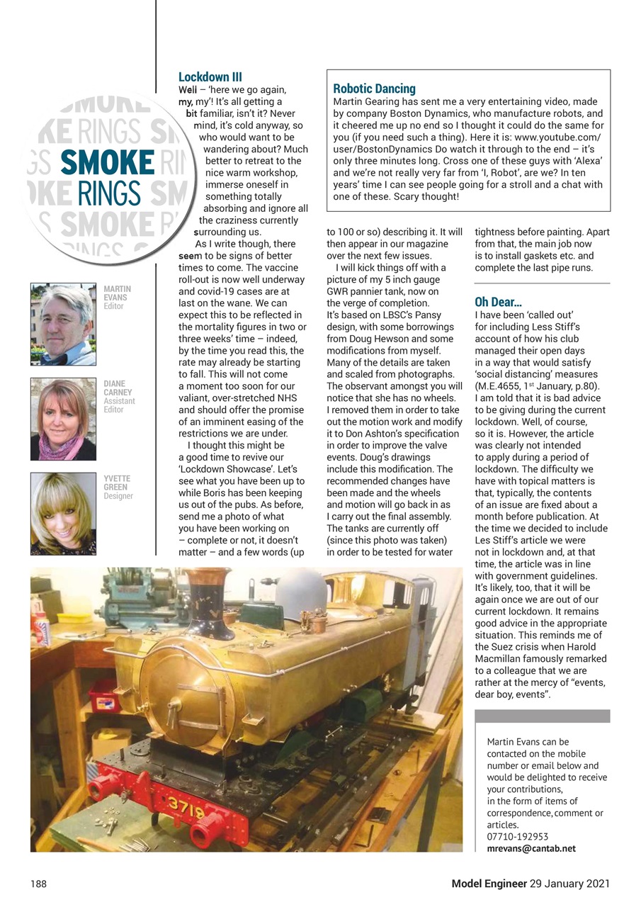 Model Engineer Preview Pages