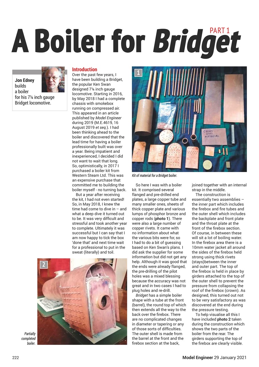 Model Engineer Preview Pages