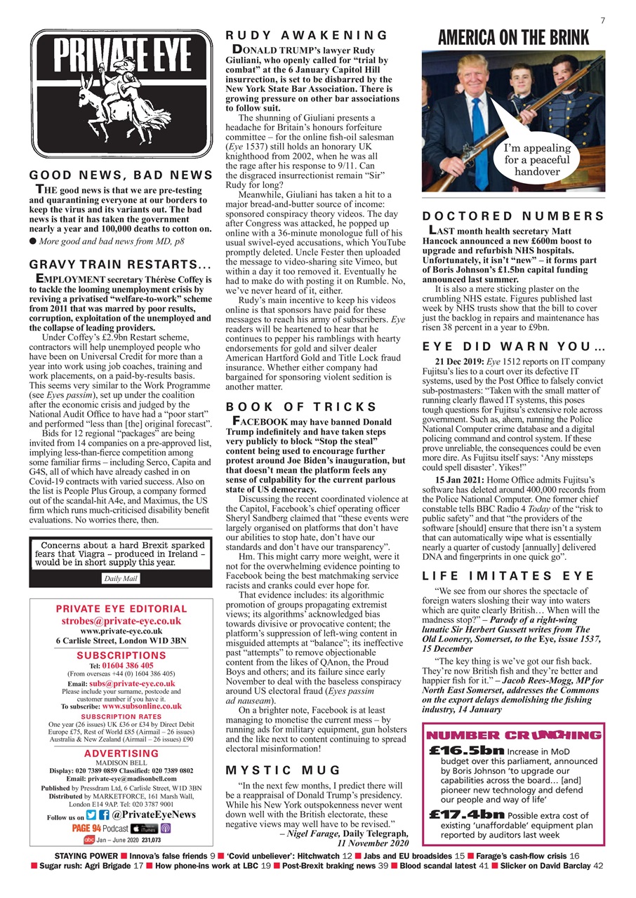 Private Eye Preview Pages