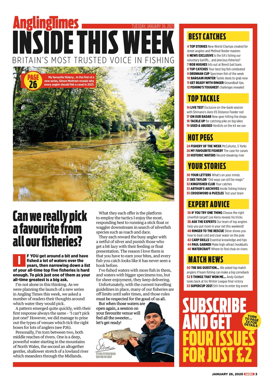 Angling Times Preview Pages
