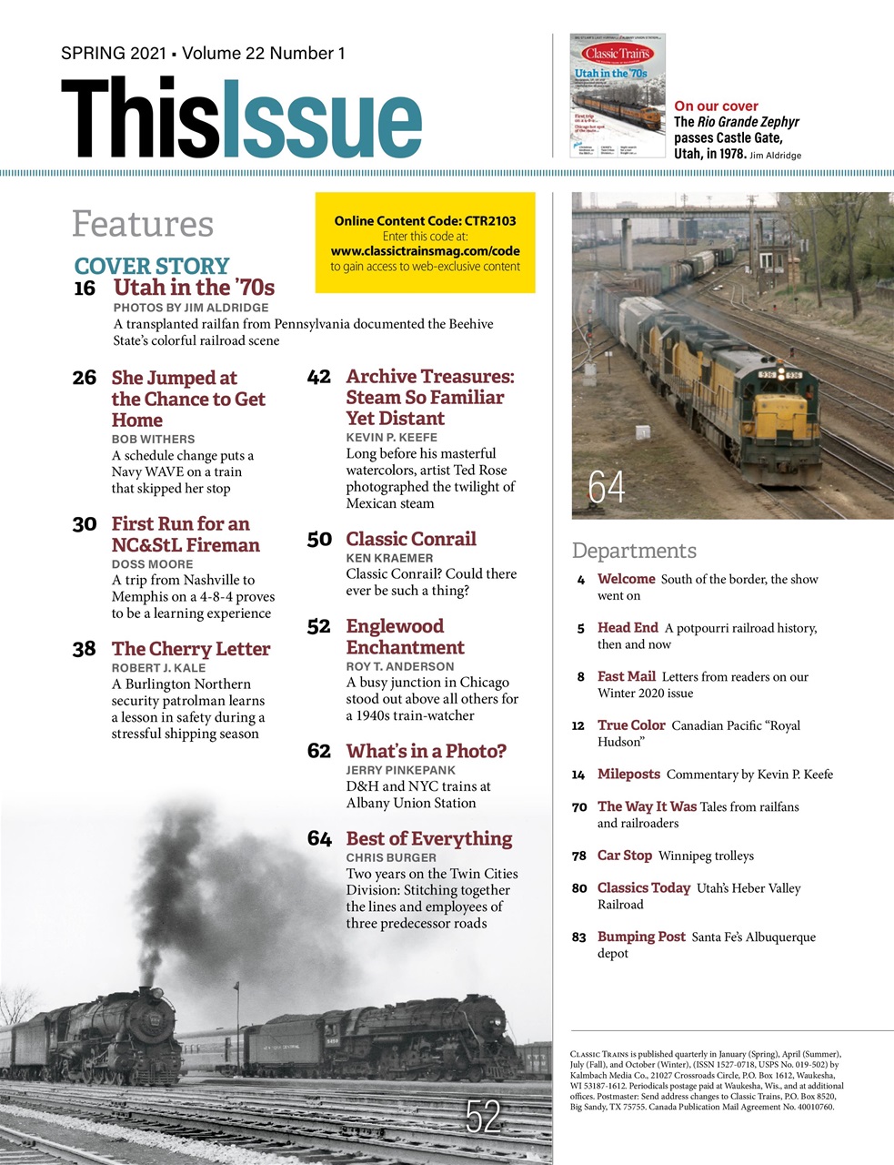 Classic Trains Preview Pages