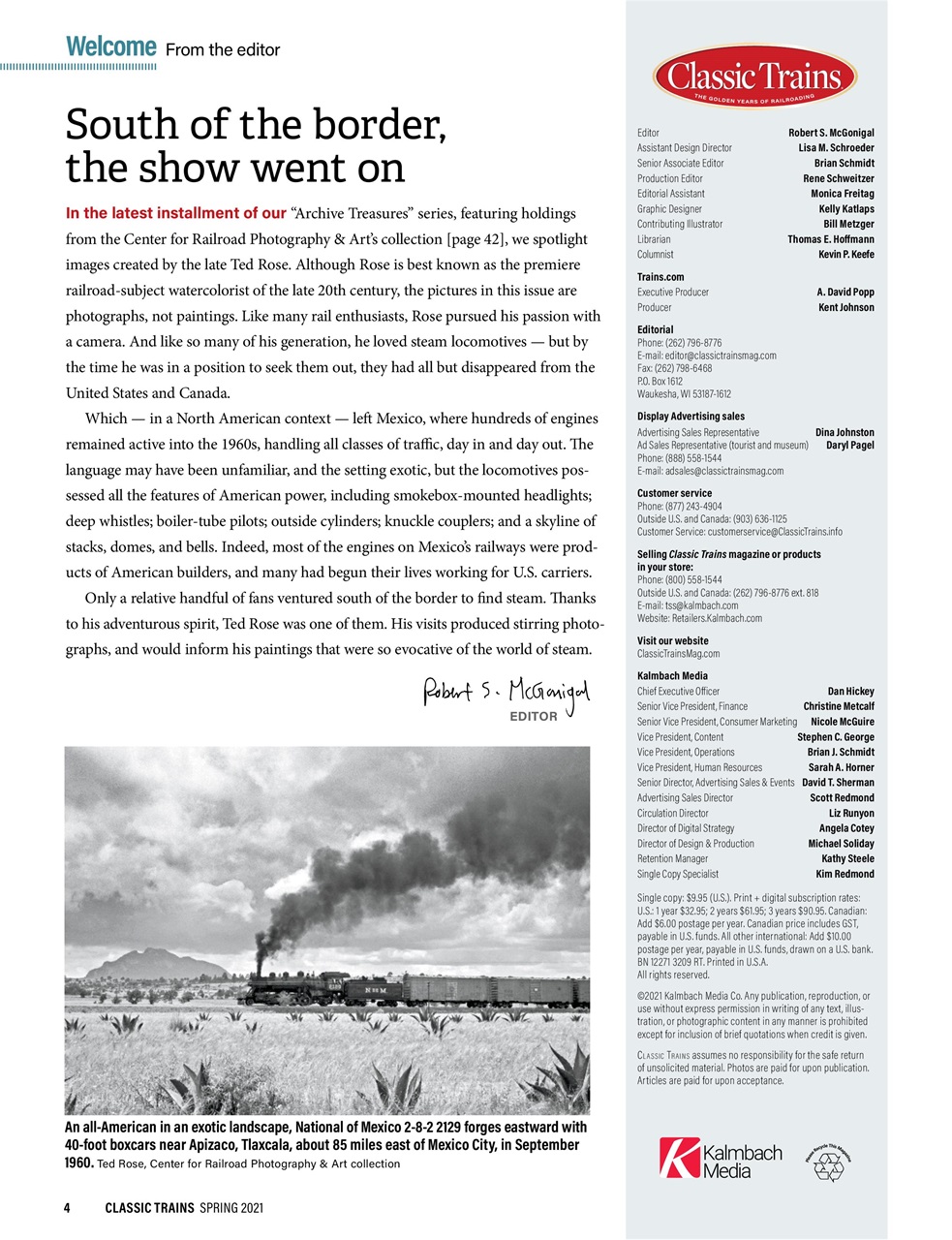 Classic Trains Preview Pages