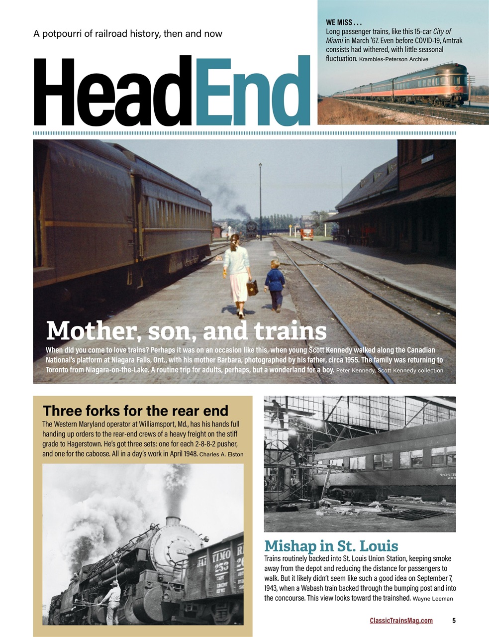Classic Trains Preview Pages