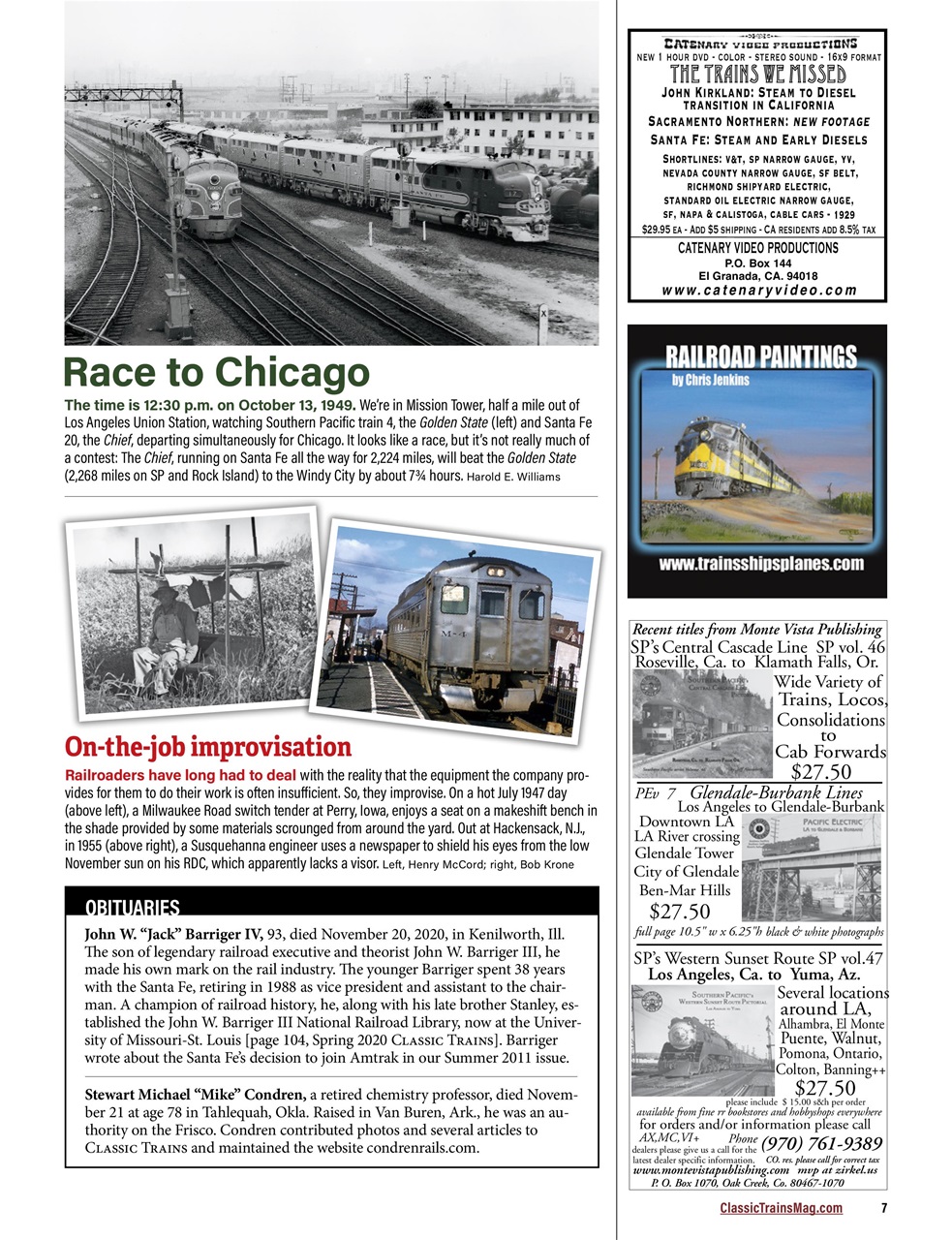 Classic Trains Preview Pages