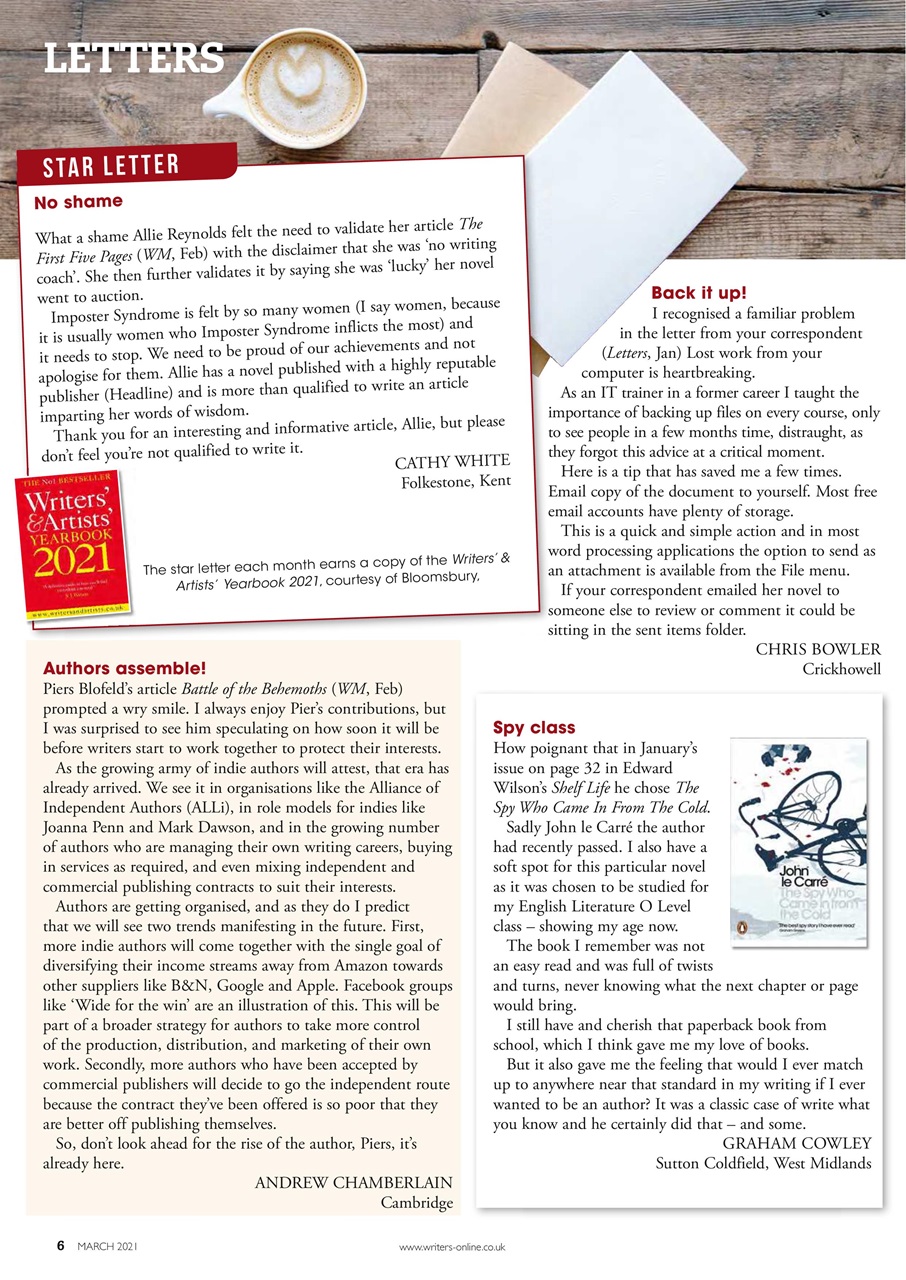 Writing Magazine Preview Pages