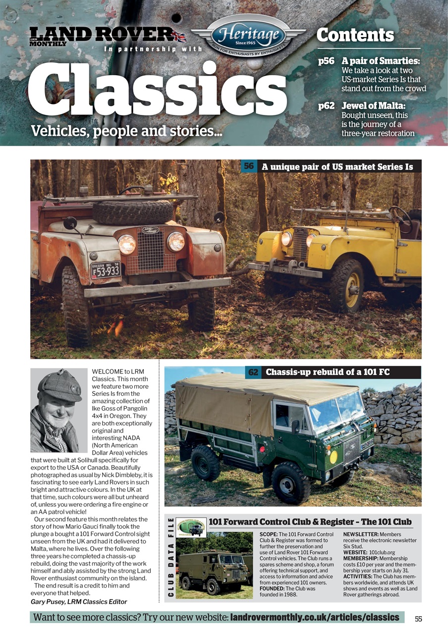 Land Rover Monthly Preview Pages