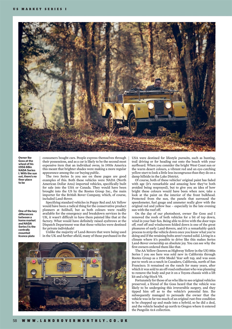 Land Rover Monthly Preview Pages