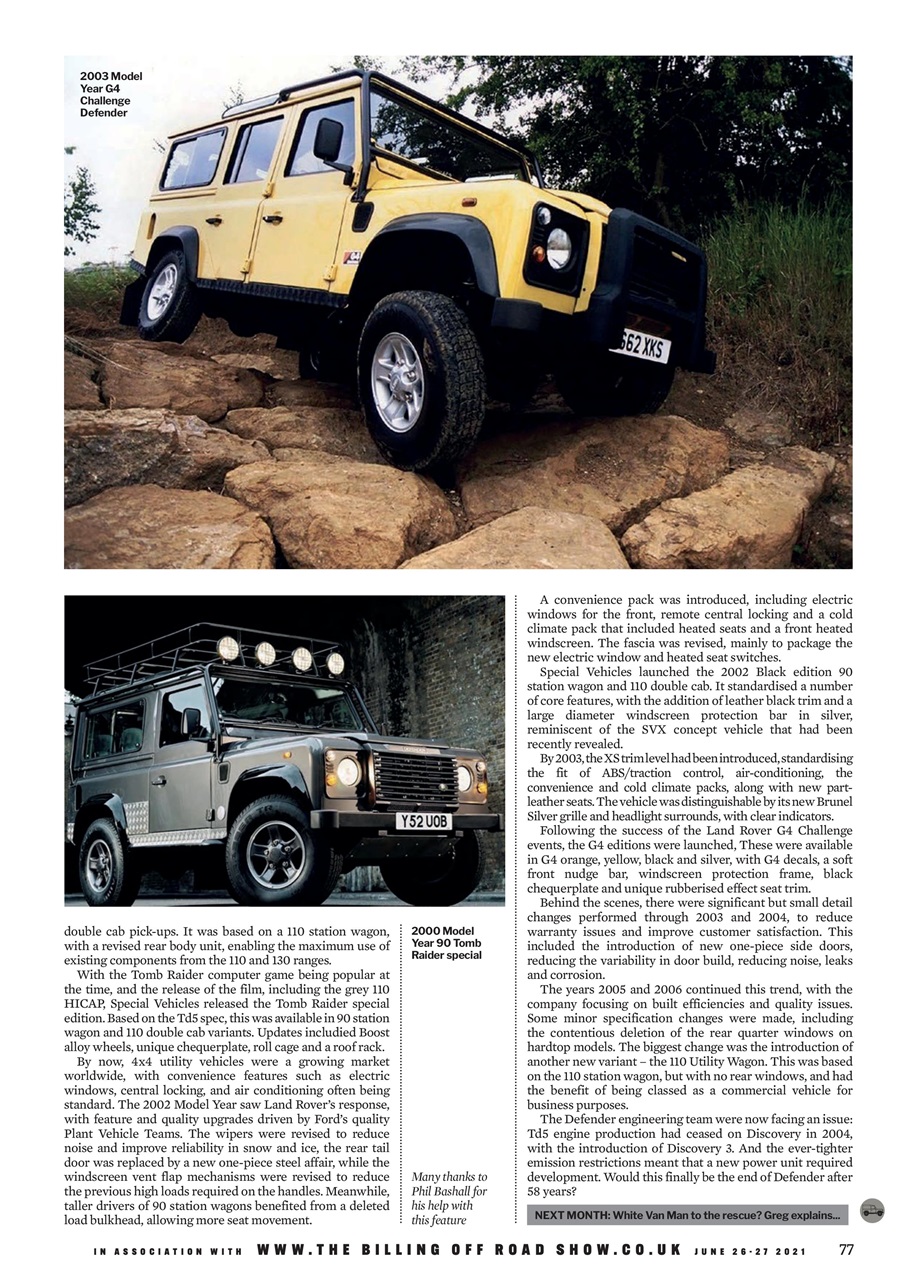 Land Rover Monthly Preview Pages