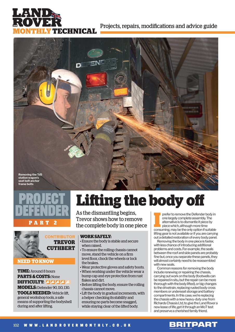 Land Rover Monthly Preview Pages