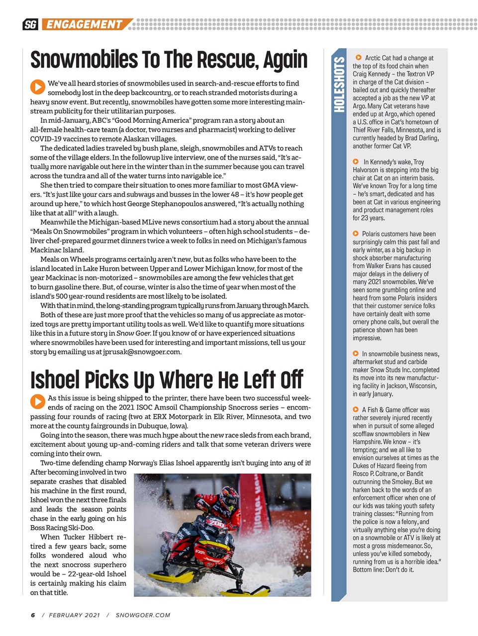 SnowGoer Preview Pages