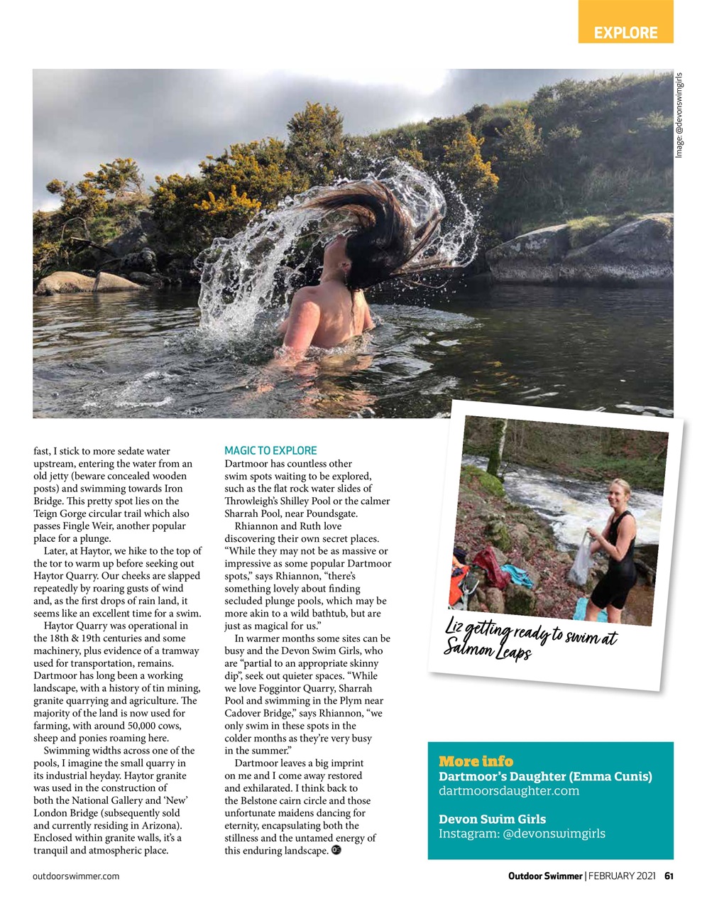Outdoor Swimmer Preview Pages