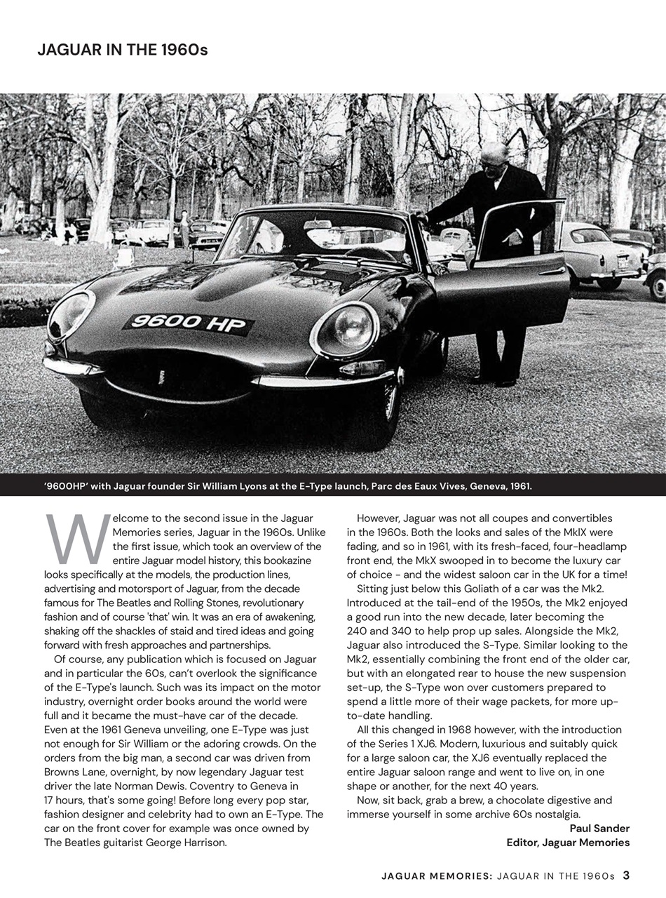 Jaguar Memories Preview Pages