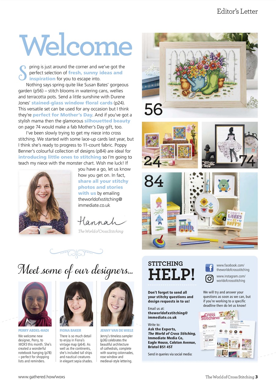 The World of Cross Stitching Preview Pages