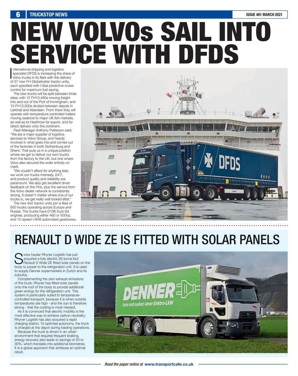 Truckstop News Preview Pages
