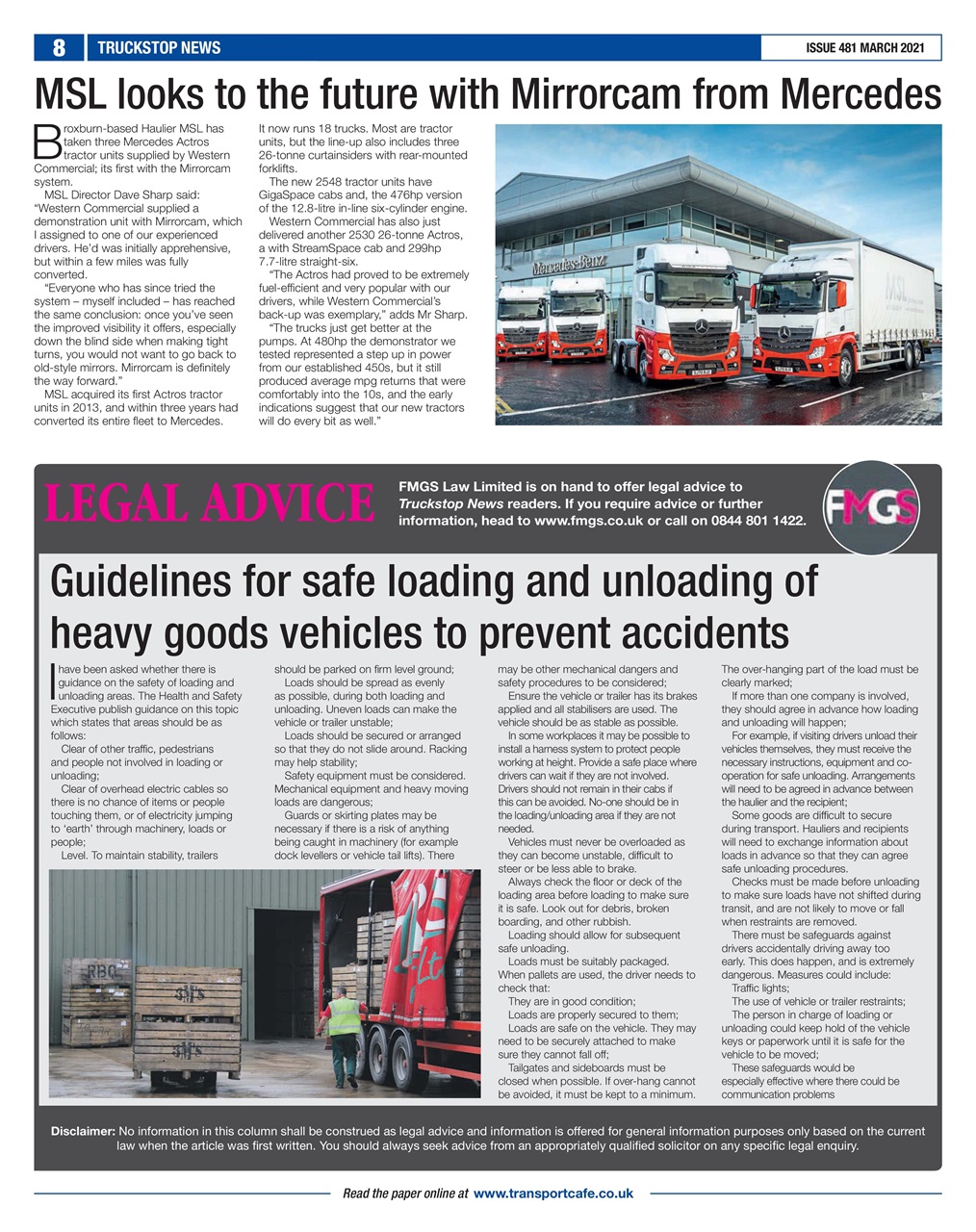 Truckstop News Preview Pages