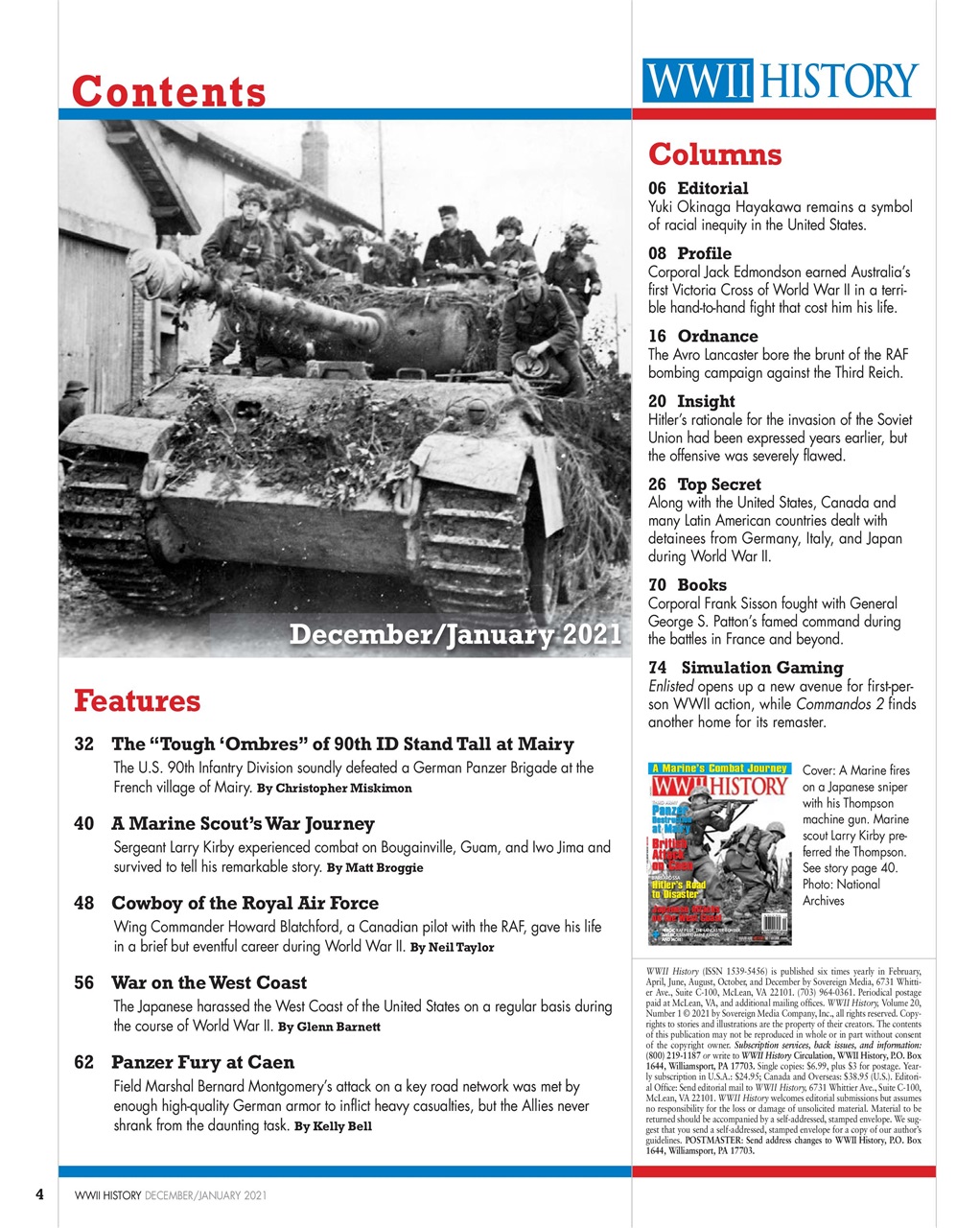 WW2 History Magazine Preview Pages