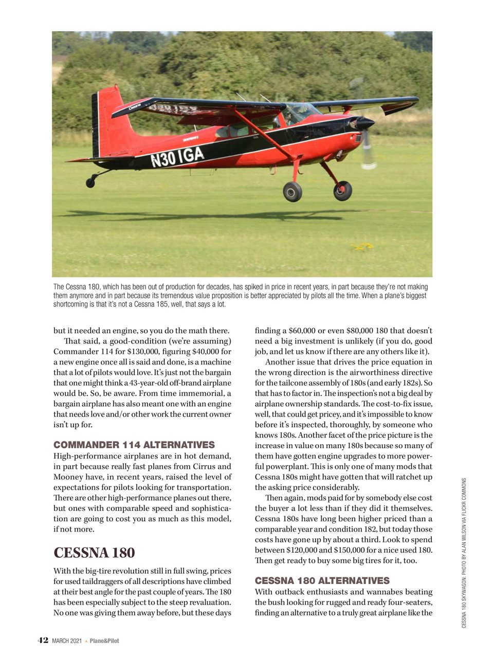 Plane & Pilot Preview Pages